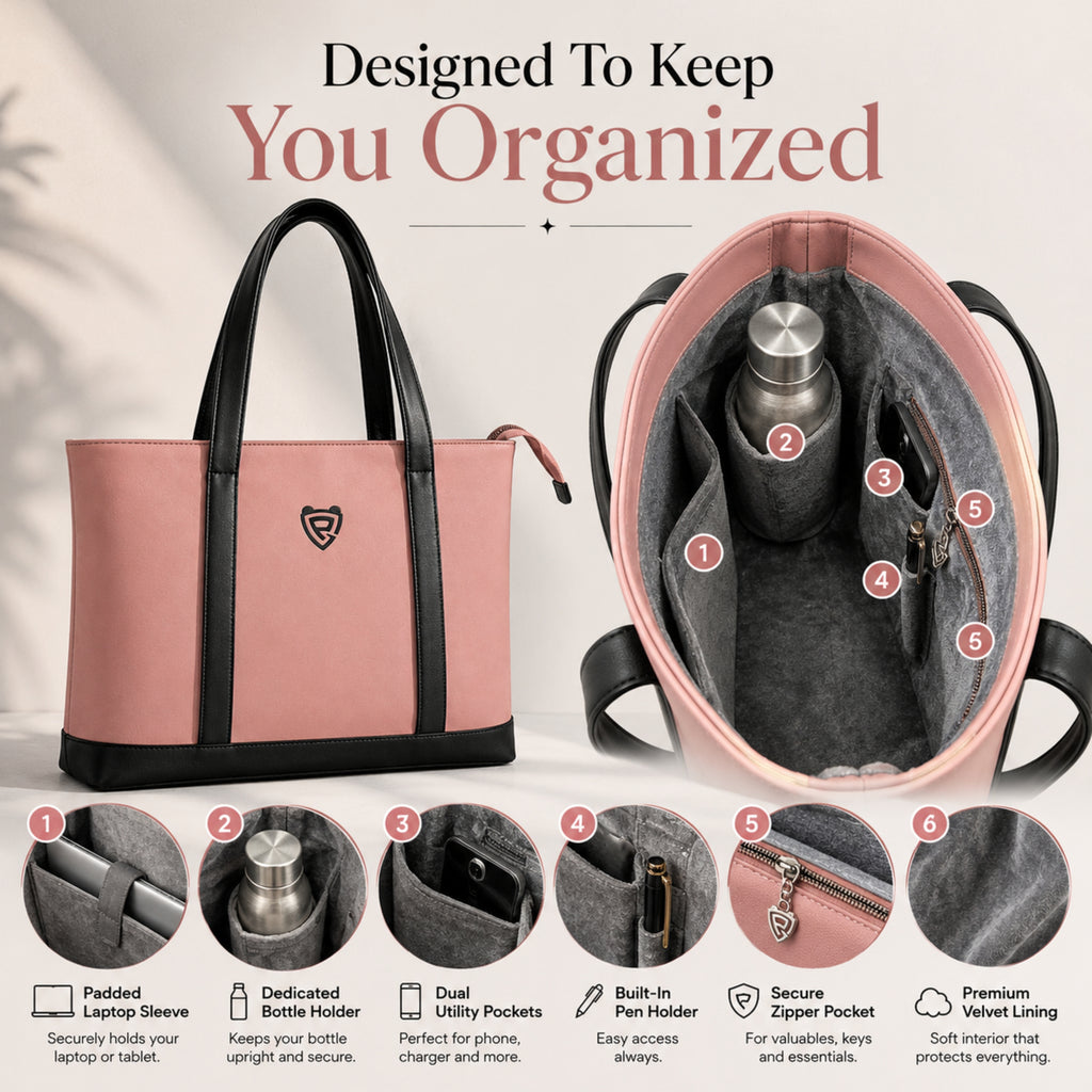 THE BLUSH PINK TOTE