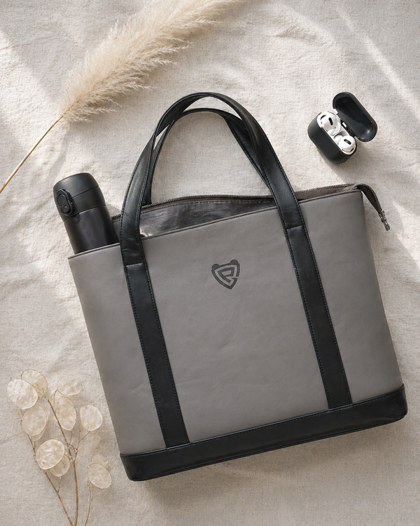 THE CLASSIC GRAY TOTE - alternate view