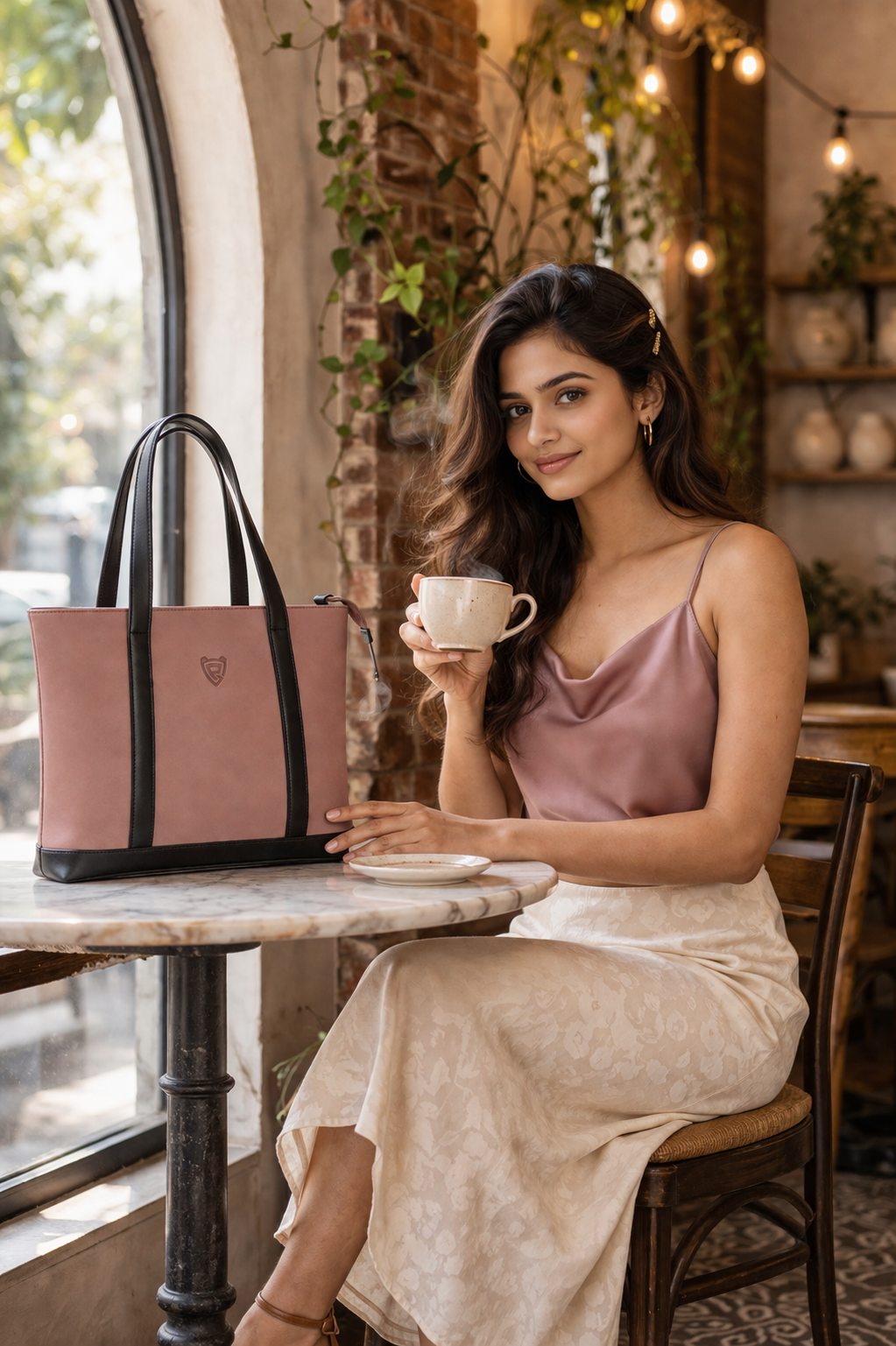 THE BLUSH PINK TOTE