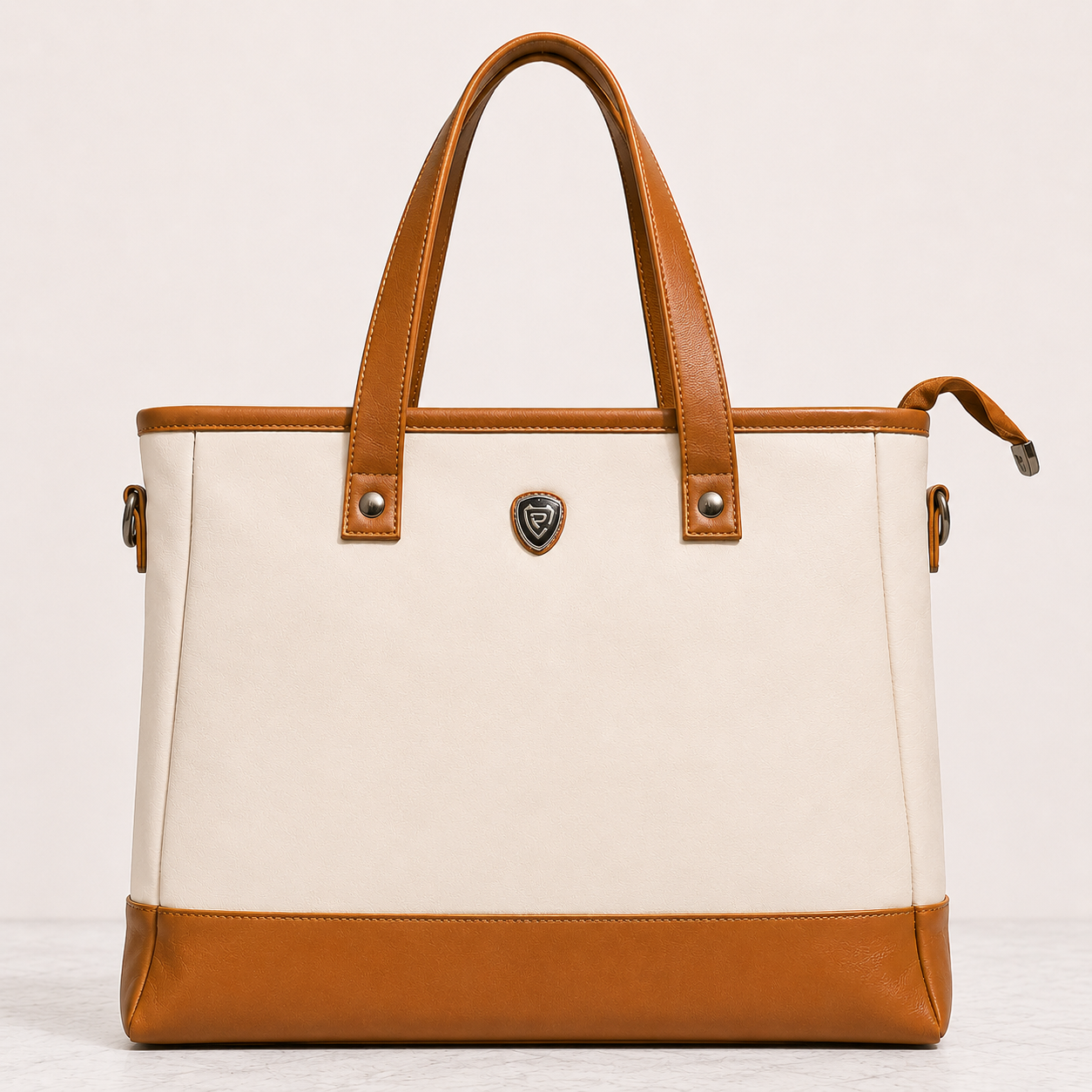 The Ivory Caramel Tote