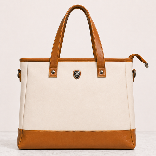 The Ivory Caramel Tote
