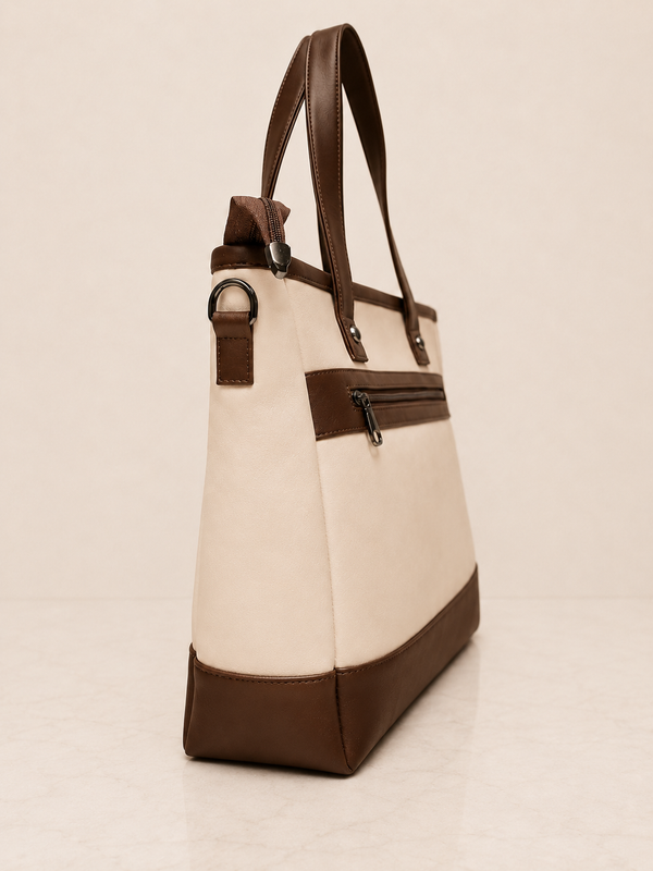 The Truffle Cream Tote - alternate view
