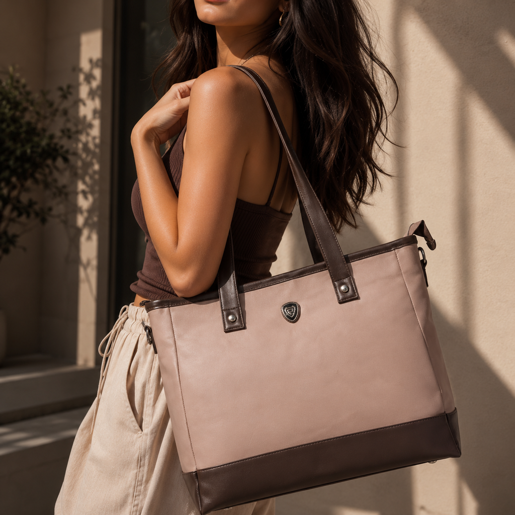 The Rose Cocoa Tote