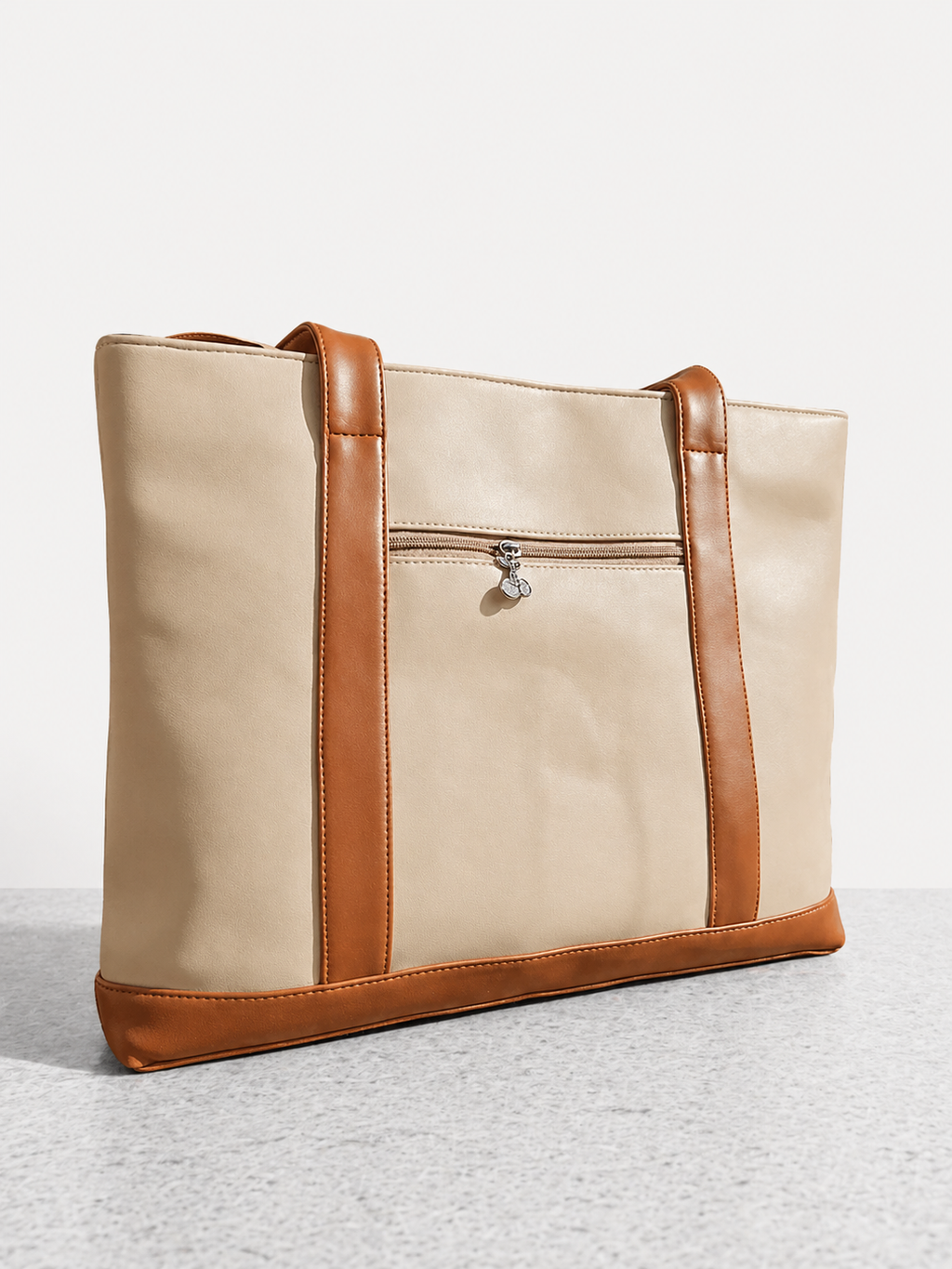 THE SAND BEIGE TOTE