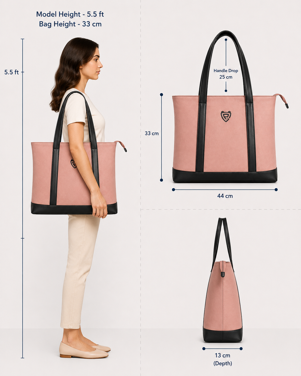 THE BLUSH PINK TOTE