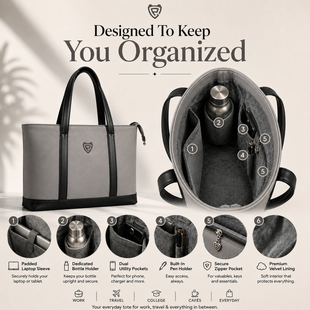 THE CLASSIC GRAY TOTE