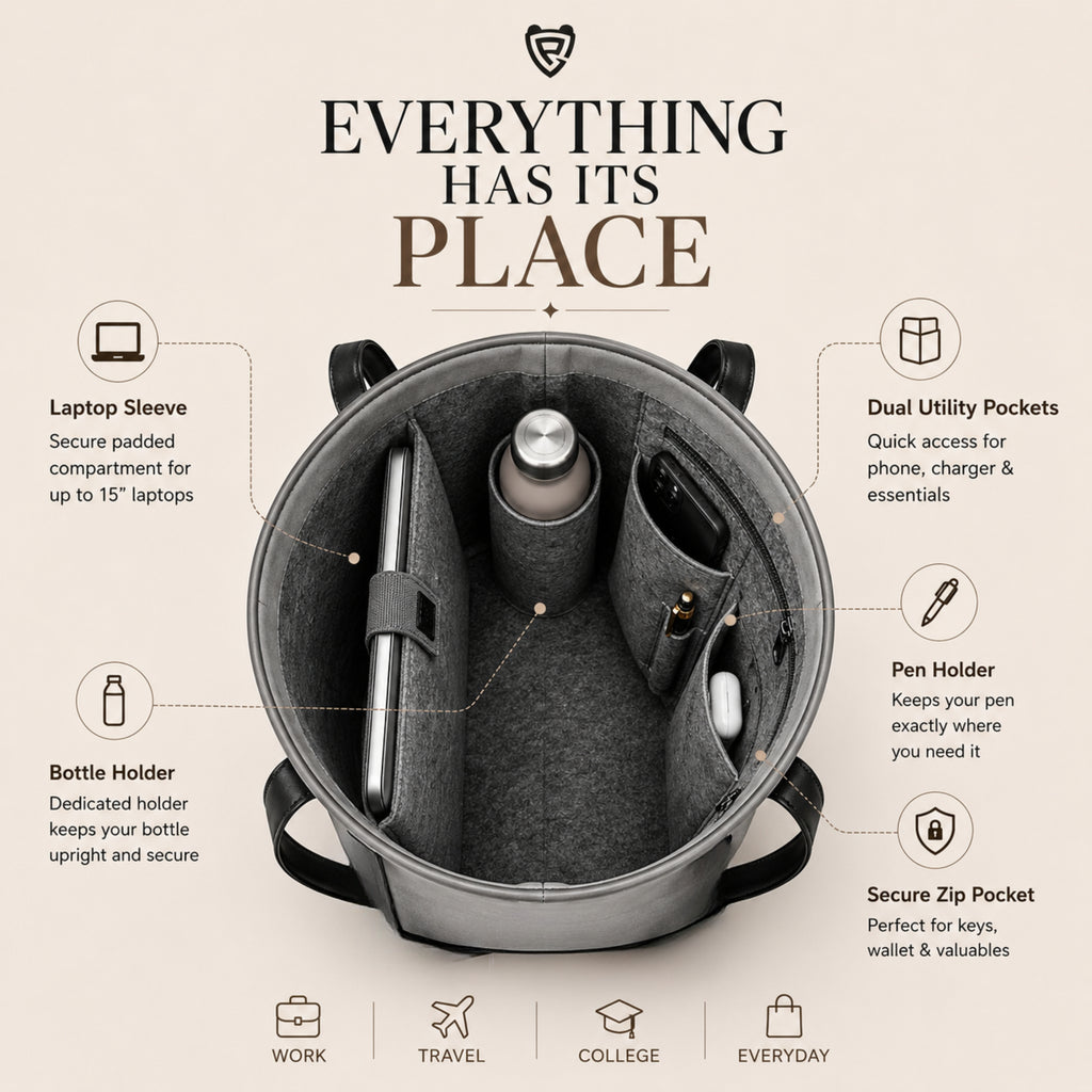 THE CLASSIC GRAY TOTE